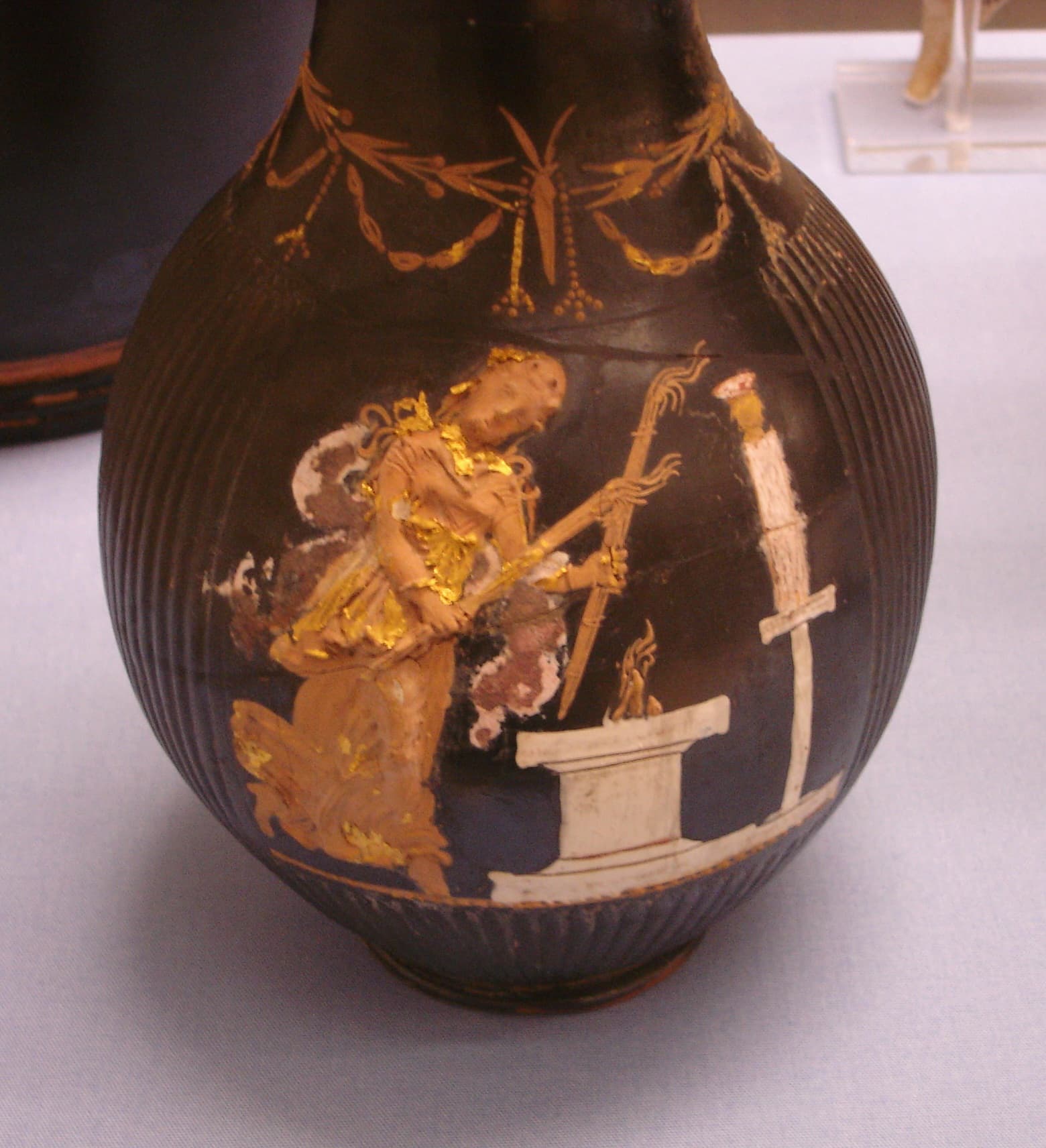 An Attic vase in the British Museum, catalogued G17, carrying a figure of Hekate.